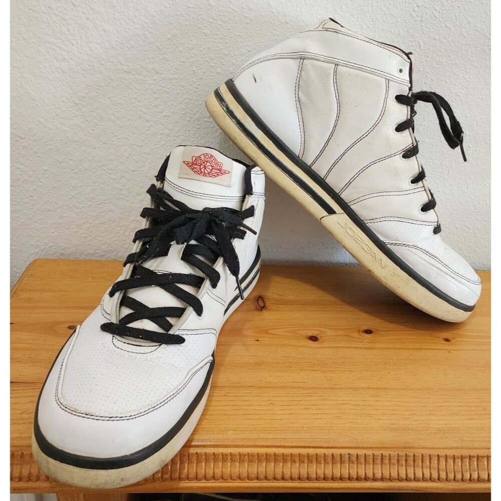 Nike Mens Air Jordan Pro Classic Athletic Sneaker Shoes White 363141-101 Sz 11.5